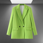 Timeless Double-Breasted Women's Blazer for Professional Wear