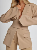 Belted Waist Blazer