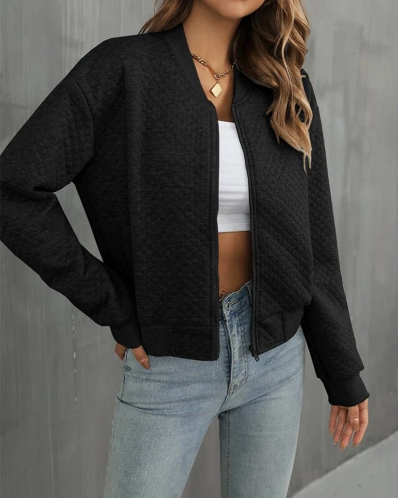 Madilyn Retro Bomber Jacket