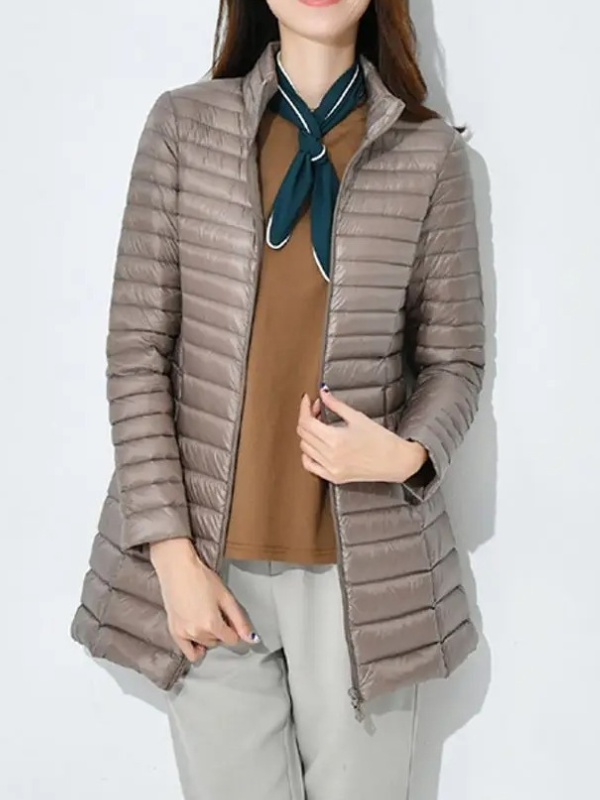 Tailored Lightweight Down Jacket for Women