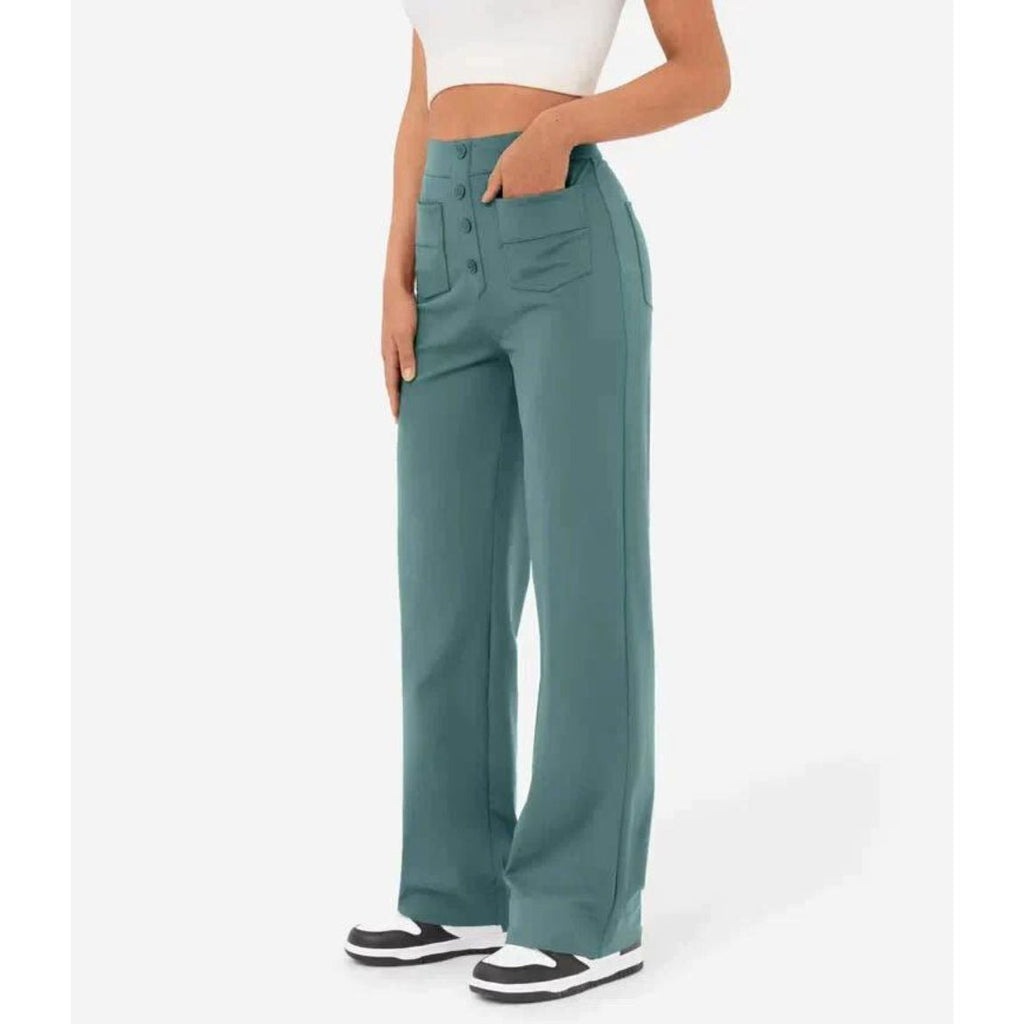 Versatile High-Waisted Stretch Pants