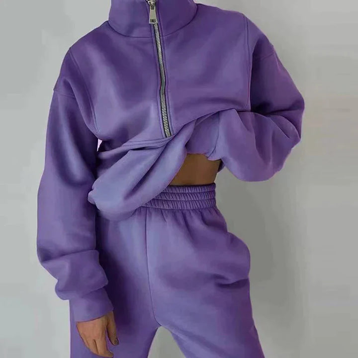 Ira - Comfortable 2-Piece Tracksuit Ensemble