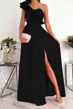 Asymmetrical One-Shoulder Dress